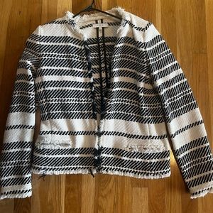NWOT IRO Tweed black and white Blazer